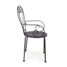 Bizzotto Krzesło Ogrodowe Etienne Czarne