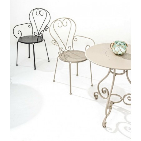 Bizzotto Krzesło Ogrodowe Etienne Czarne