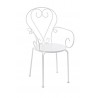 Bizzotto Krzesło Ogrodowe Etienne Białe