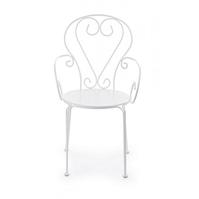 Bizzotto Krzesło Ogrodowe Etienne Białe