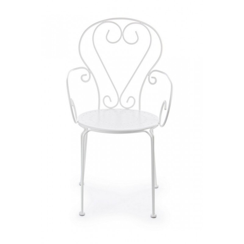 Bizzotto Krzesło Ogrodowe Etienne Białe