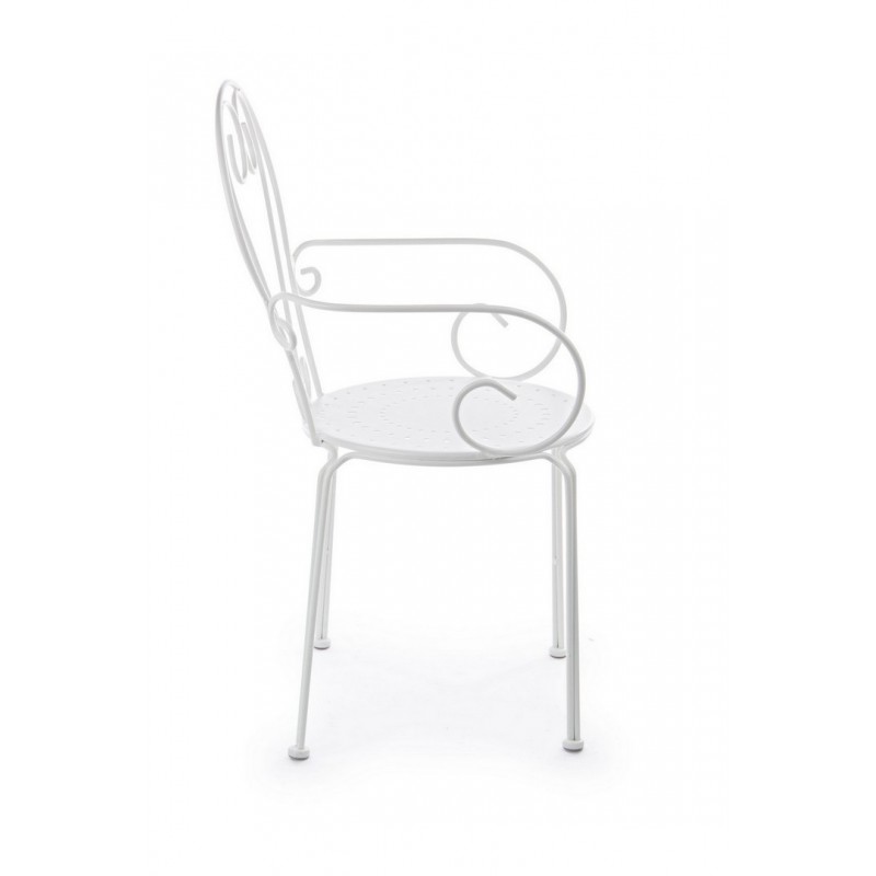 Bizzotto Krzesło Ogrodowe Etienne Białe