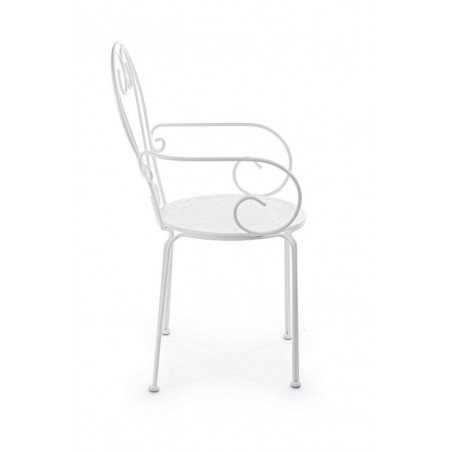 Bizzotto Krzesło Ogrodowe Etienne Białe