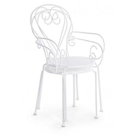 Bizzotto Krzesło Ogrodowe Etienne Białe