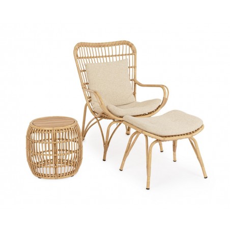 Bizzotto Stolik Ogrodowy Mabel Naturalny