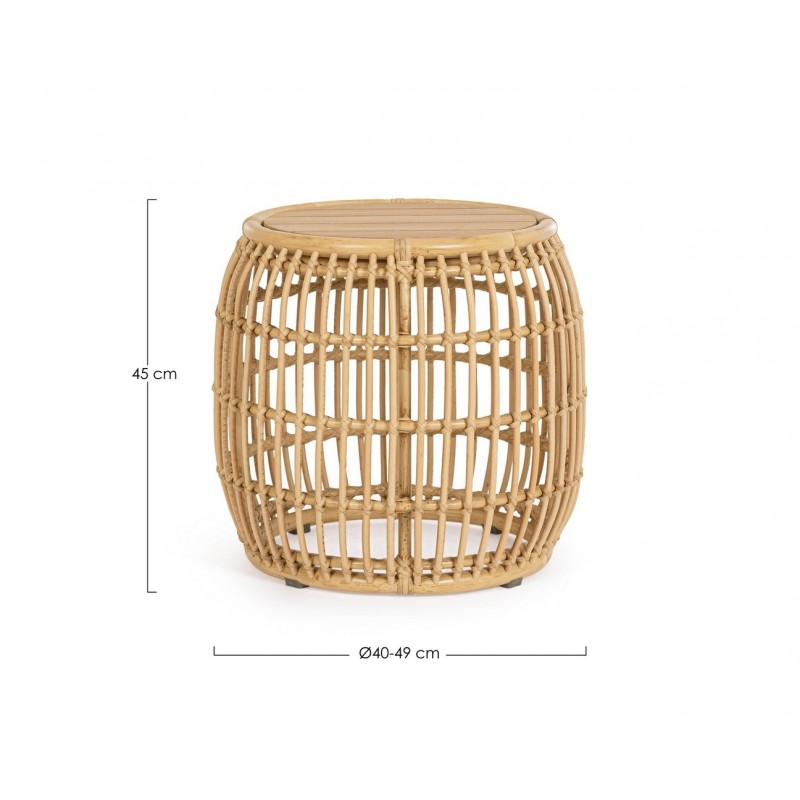 Bizzotto Stolik Ogrodowy Mabel Naturalny