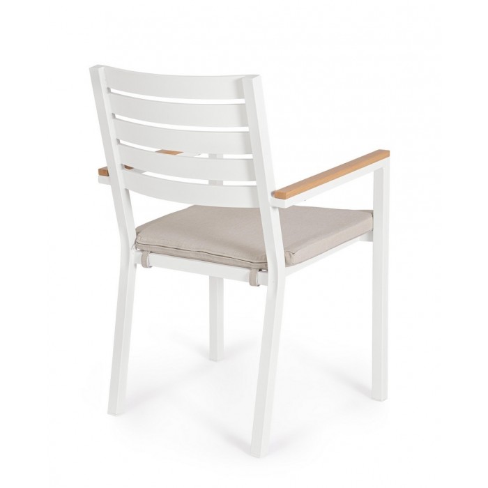 Bizzotto Krzesło Ogrodowe Henna Białe