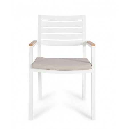 Bizzotto Krzesło Ogrodowe Henna Białe