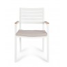 Bizzotto Krzesło Ogrodowe Henna Białe