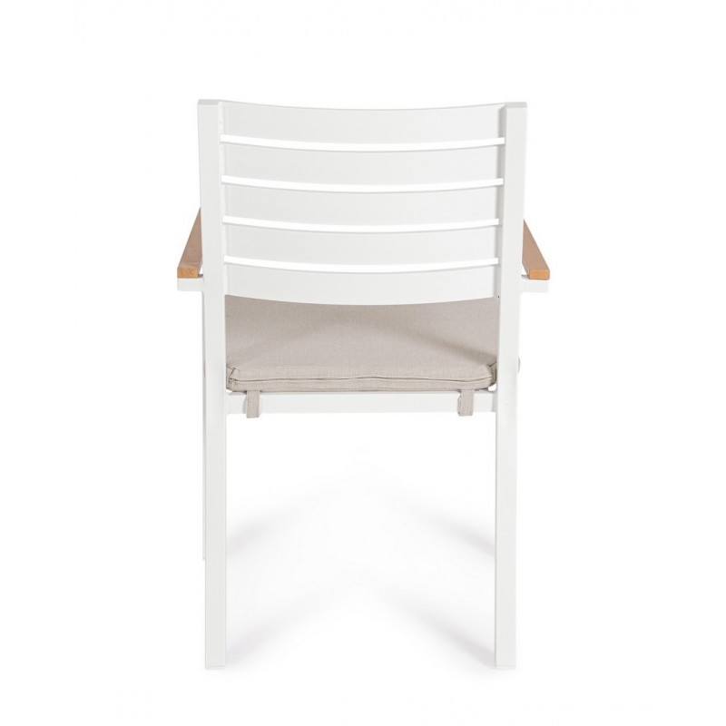 Bizzotto Krzesło Ogrodowe Henna Białe