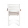 Bizzotto Krzesło Ogrodowe Henna Białe