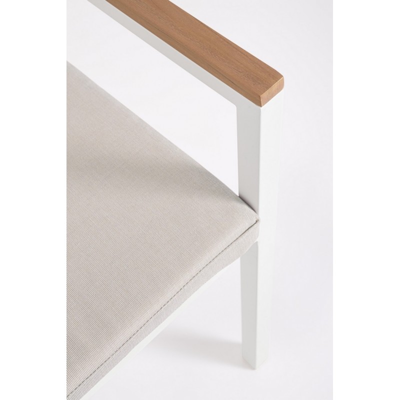 Bizzotto Krzesło Ogrodowe Henna Białe