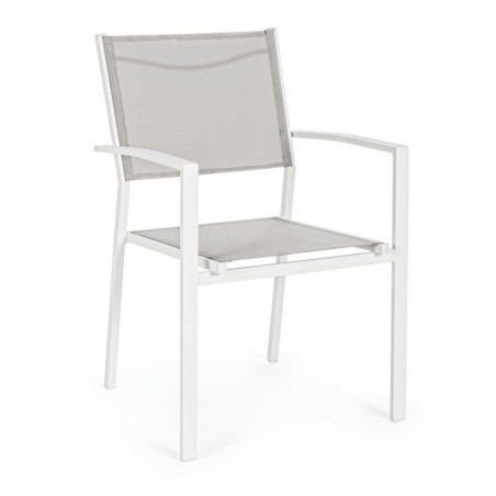 Bizzotto Krzesło Ogrodowe Hilde Białe