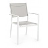Bizzotto Krzesło Ogrodowe Hilde Białe