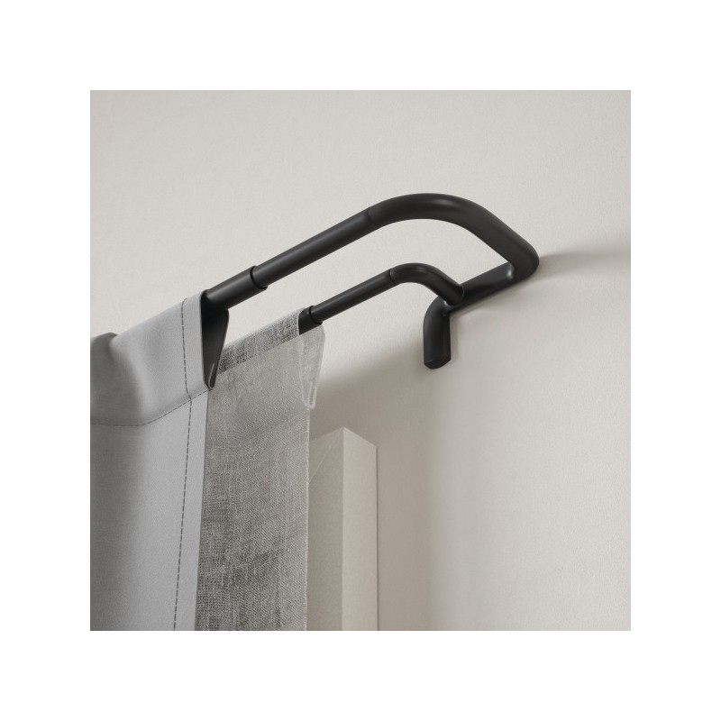 Umbra Karnisz Twilight Double 168 - 365   Cm Czarny Mat