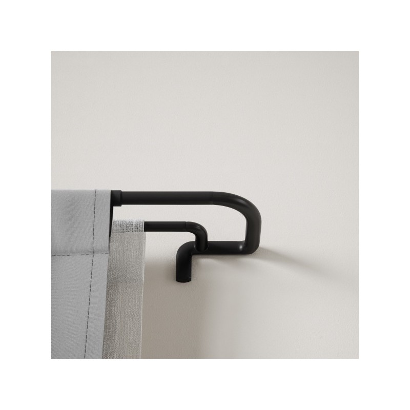 Umbra Karnisz Twilight Double 76 - 213    Cm Czarny Mat