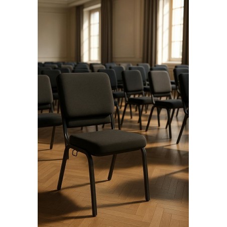 Krzesło Bankietowe / Konferencyjne Samos  Czarne