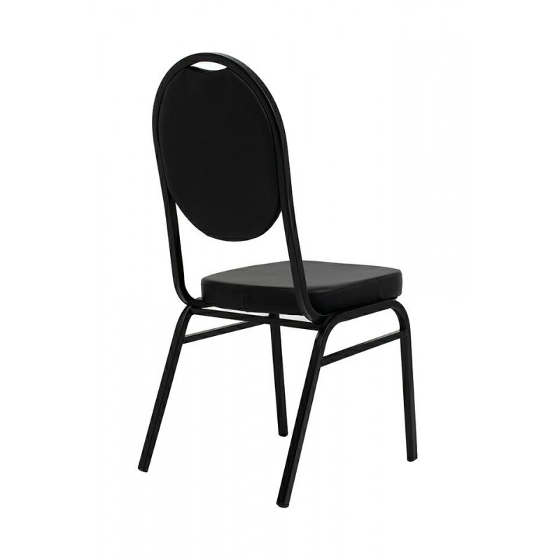 Krzesło Bankietowe / Konferencyjne Hebe   Czarne
