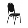 Krzesło Bankietowe / Konferencyjne Hebe Czarne