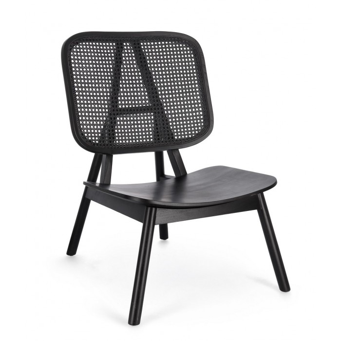 Bizzotto Fotel Yves Czarny