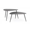 Bizzotto Zestaw Stolików Ogrodowych       Yvonne Szary