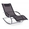Bizzotto Leżak Bujany Ogrodowy Roger      Czarny