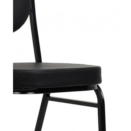 Krzesło Bankietowe / Konferencyjne Hebe   Czarne