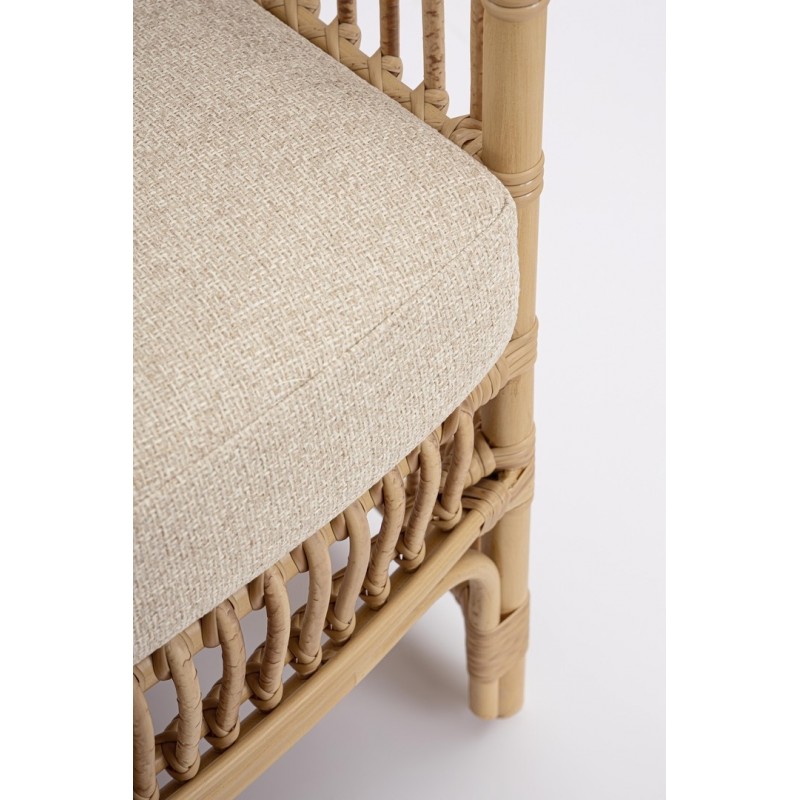 Bizzotto Sofa 3-Osobowa Ogrodowa Adelma   Naturalna