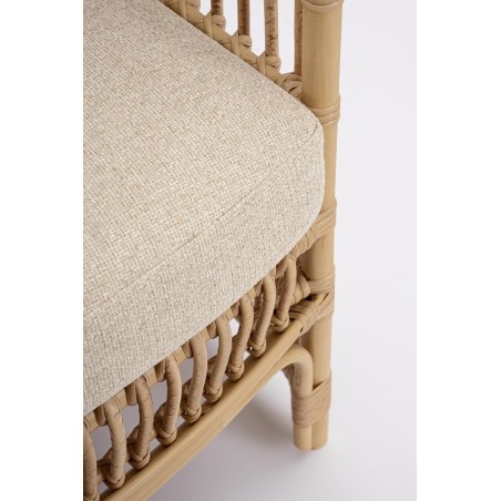 Bizzotto Sofa 3-Osobowa Ogrodowa Adelma   Naturalna