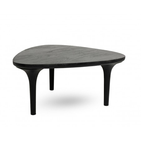 Mamaison Stolik Kawowy Laminar Czarny /   Drewno