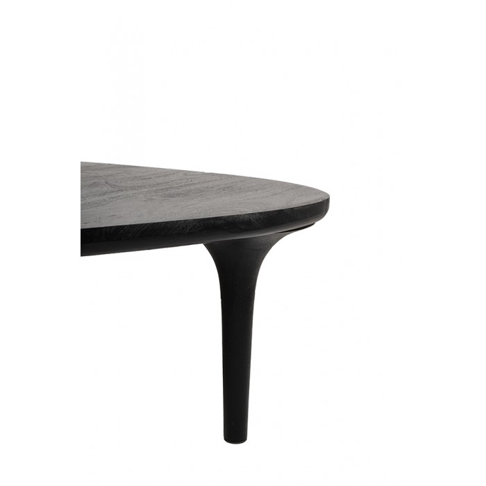 Mamaison Stolik Kawowy Laminar Czarny /   Drewno