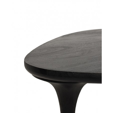 Mamaison Stolik Kawowy Laminar Czarny /   Drewno