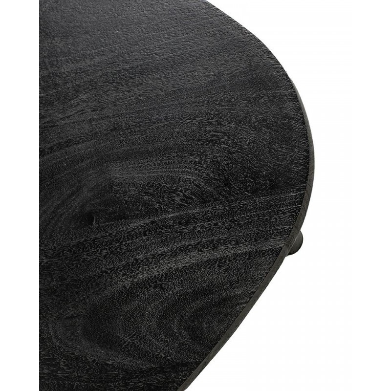 Mamaison Stolik Kawowy Laminar Czarny /   Drewno