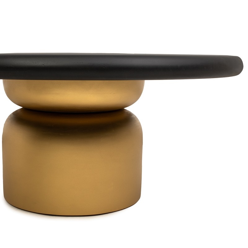 Mamaison Stolik Kawowy Leonardo Złoty /   Czarny