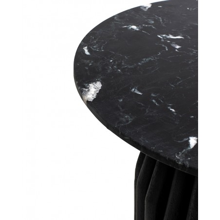 Mamaison Stolik Levante Czarny Marmur /   Drewno