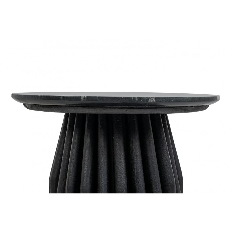 Mamaison Stolik Levante Czarny Marmur /   Drewno