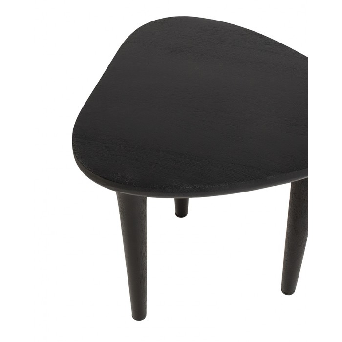 Mamaison Stolik Laminar Czarny / Drewno