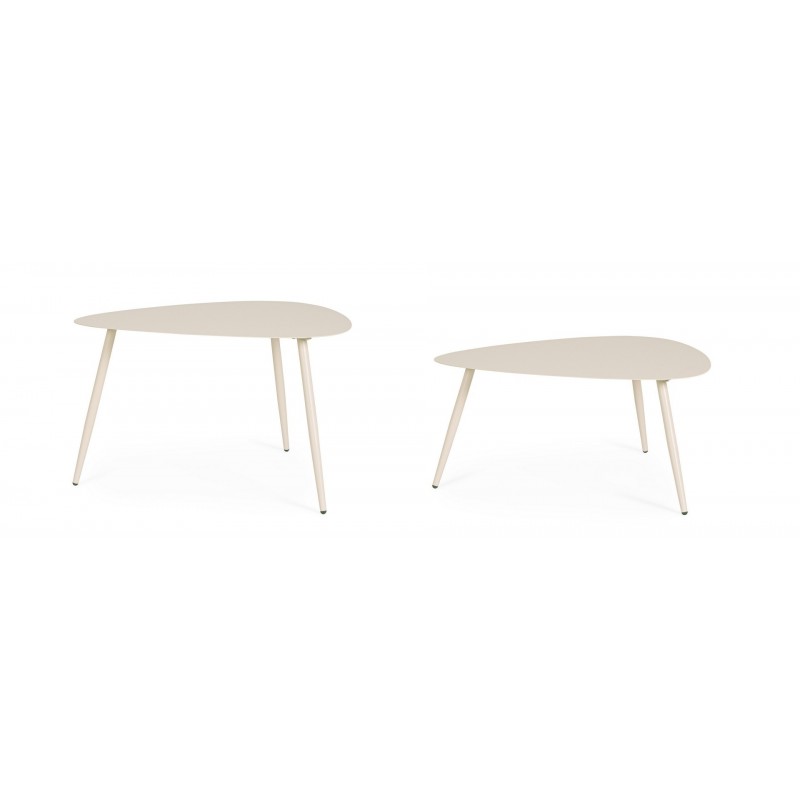 Bizzotto Zestaw Stolików Ogrodowych       Yvonne Beżowy