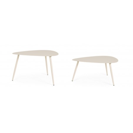 Bizzotto Zestaw Stolików Ogrodowych       Yvonne Beżowy