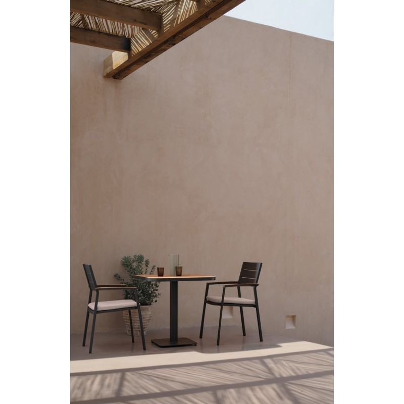 Bizzotto Krzesło Ogrodowe Zelmar Szare