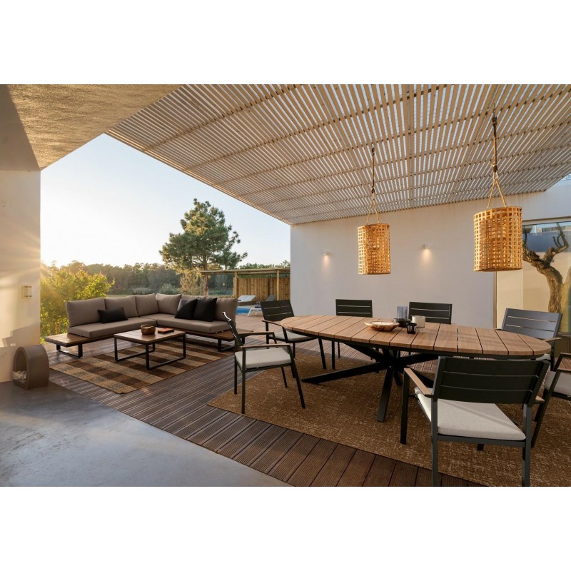 Bizzotto Krzesło Ogrodowe Zelmar Szare