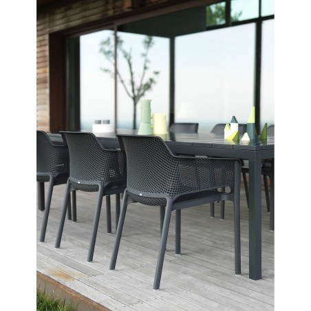 Nardi Krzesło Ogrodowe Net Szare