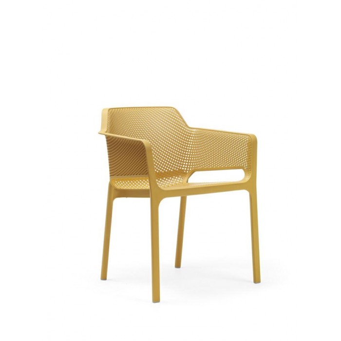 Nardi Krzesło Ogrodowe Net Żółte