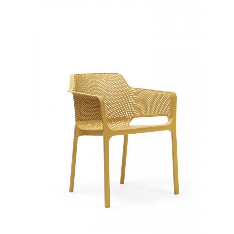 Nardi Krzesło Ogrodowe Net Żółte