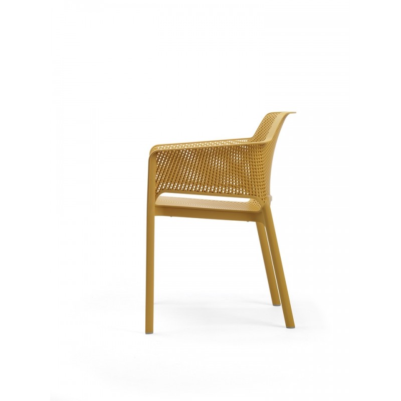 Nardi Krzesło Ogrodowe Net Żółte