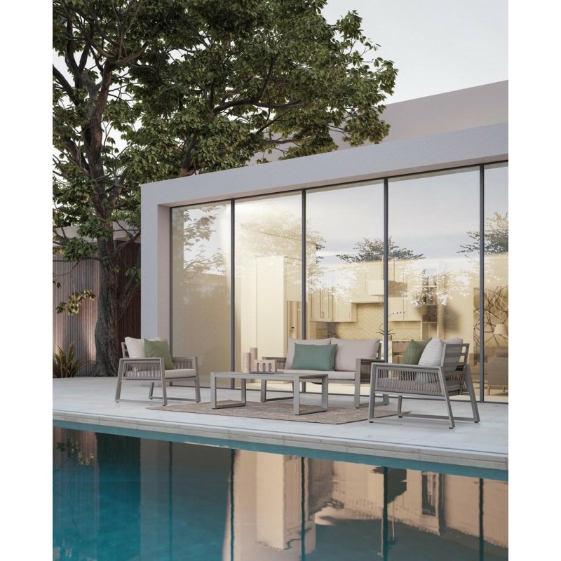 Bizzotto Zestaw Ogrodowy Captiva Beżowy