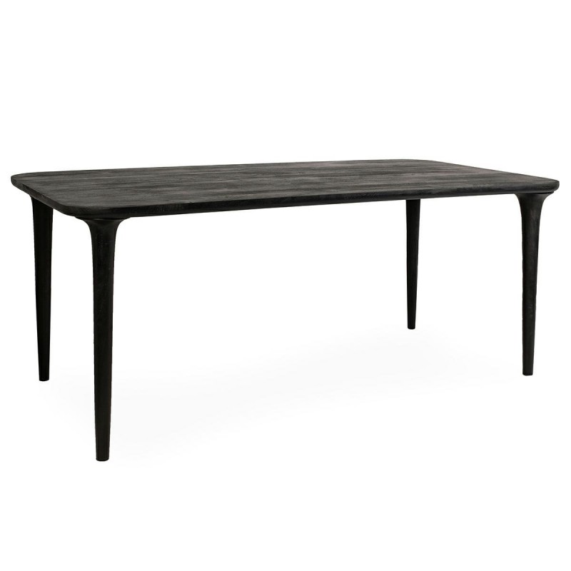 Mamaison Stół Jadalniany Laminar 200      Czarny / Drewno