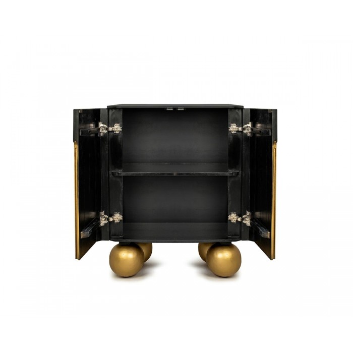 Mamaison Komoda Organic Short Czarna /    Złota...