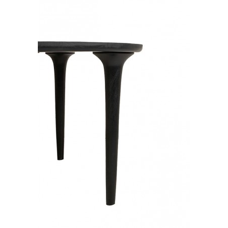 Mamaison Stół Jadalniany Laminar 120      Czarny / Drewno