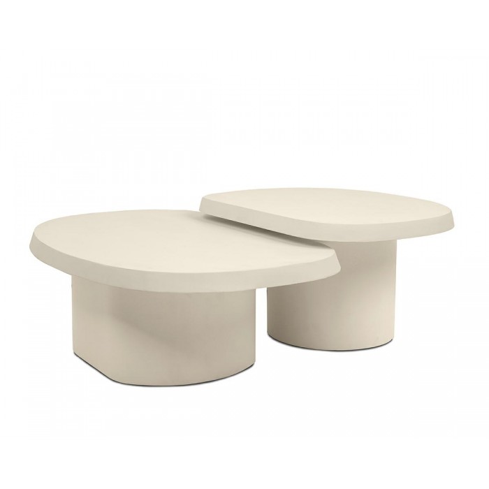 Mamaison Zestaw Stolików Kawowych Otto    Beżowy